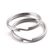 Nøglering. Rustfri stål (304). 25 mm.